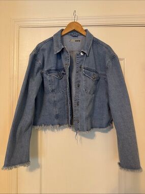 Topshop MOTO Light Blue Denim Jacket